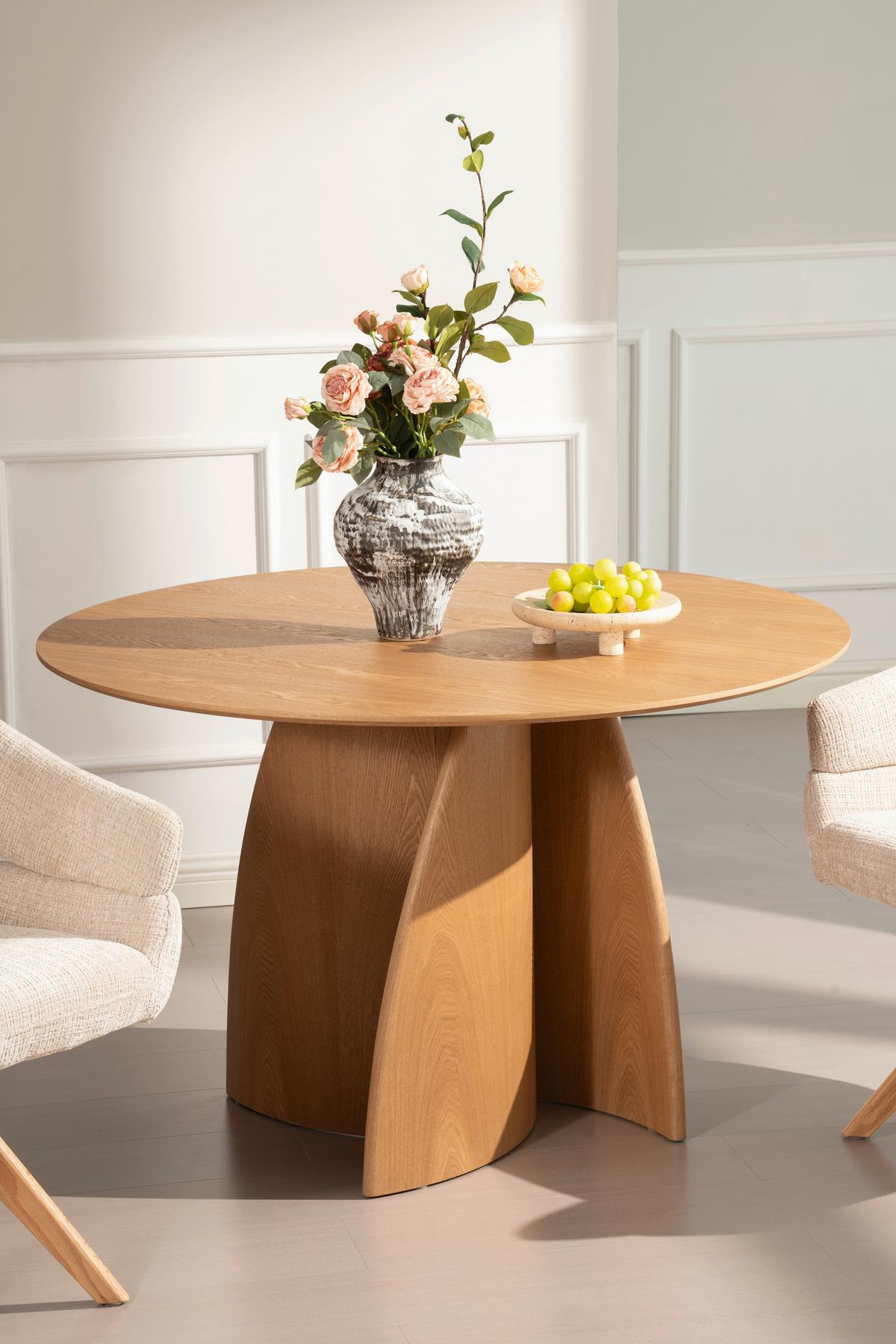 Esstisch Atlas Eichefarben D: 120 cm - Eichefarben, MODERN, Holz/Holzwerkstoff (120/120/75cm) - Livetastic