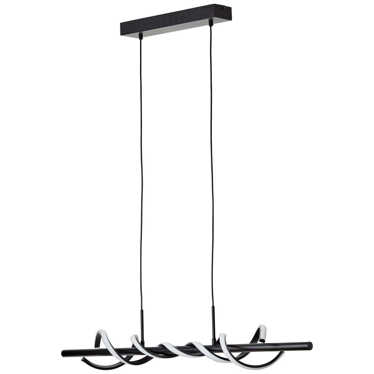 LED-PENDELLEUCHTE G99819/06 AMALIE - Schwarz, Design, Kunststoff/Metall (18/95,5/150cm) - Brilliant