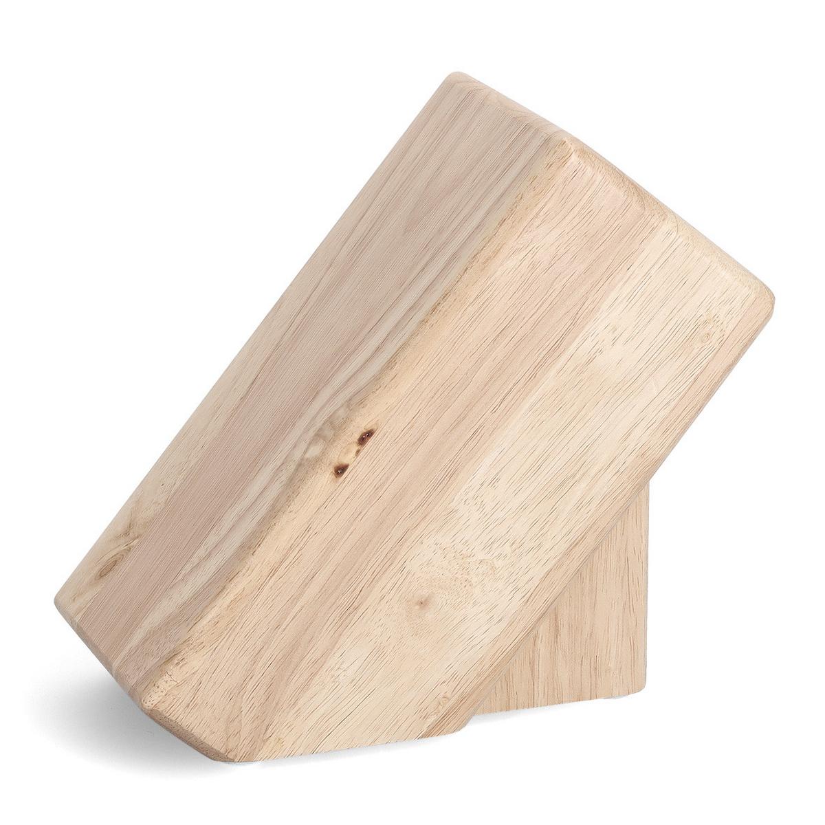 Messerblock Naturfarben B: 13 Cm - Naturfarben, Basics, Holz (13/25/22cm) - Zeller Present