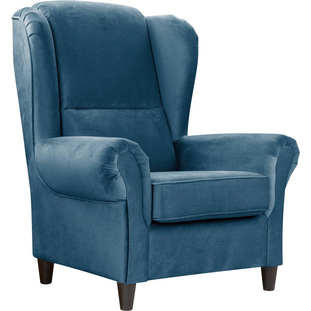 Ohrensessel Baron Blau B: 94 Cm