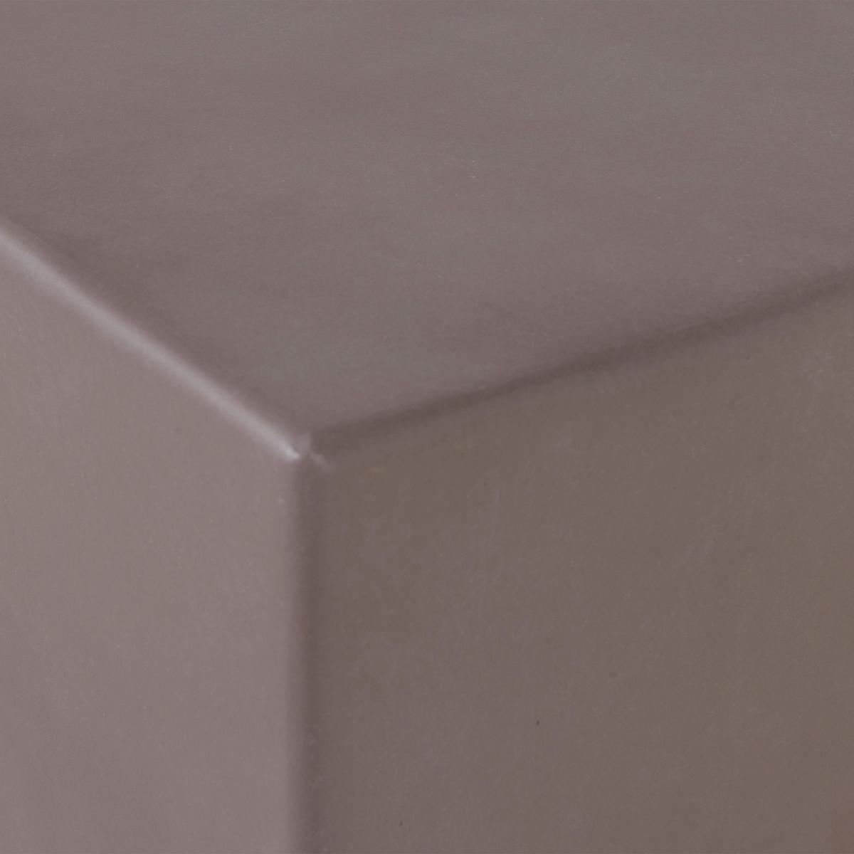 Beistelltisch Zina Braun B: 50 cm - Braun, Design, Glas/Keramik (50/50/36cm) - Livetastic