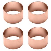 Serviettenringeset Ew-Nr-2109k - Kupferfarben, Basics, Metall (4/2,5cm) - Echtwerk