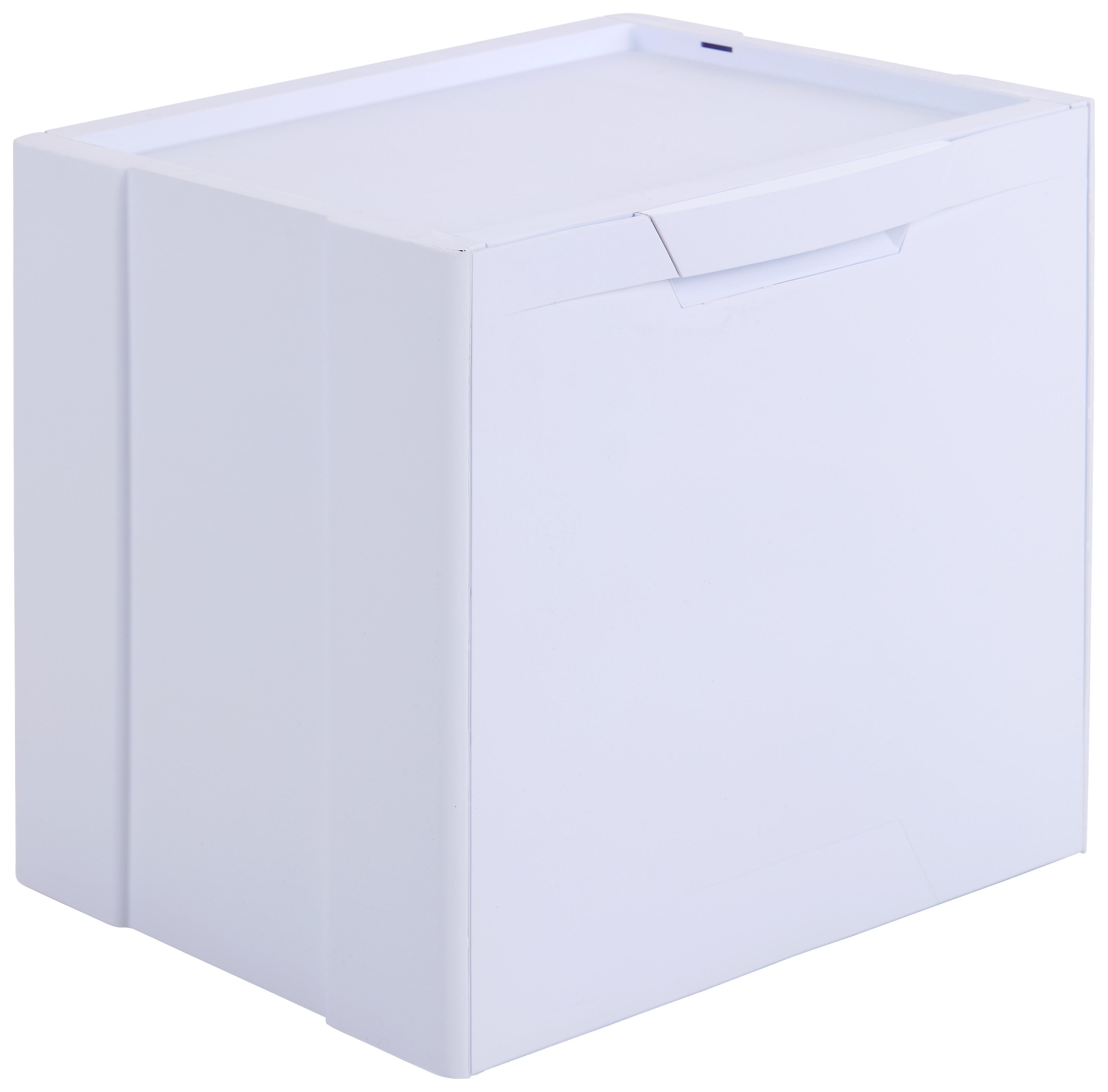 Schuhkipper Cubu Weiß - Weiß, MODERN, Kunststoff (29/35,5/39,9cm)