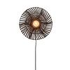 Wandleuchte Zanzibar/w/4012/b - Schwarz, Trend, Naturmaterialien (40/12cm) - Good & Mojo