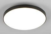 LED-Deckenleuchte Soni - Schwarz, Basics, Kunststoff (27/5,6cm) - Luca Bessoni