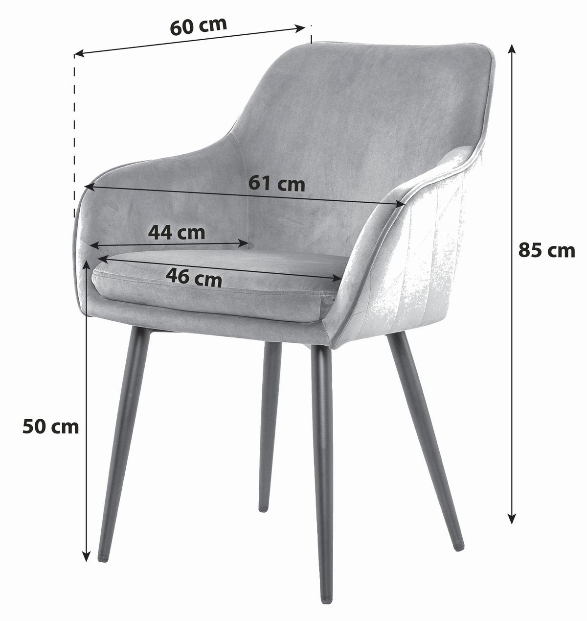 TISCHGRUPPE Akazie massiv/Grau 6 -teilig - Naturfarben/Grau, MODERN, Holz/Textil (240/110/76,5cm) - MID.YOU