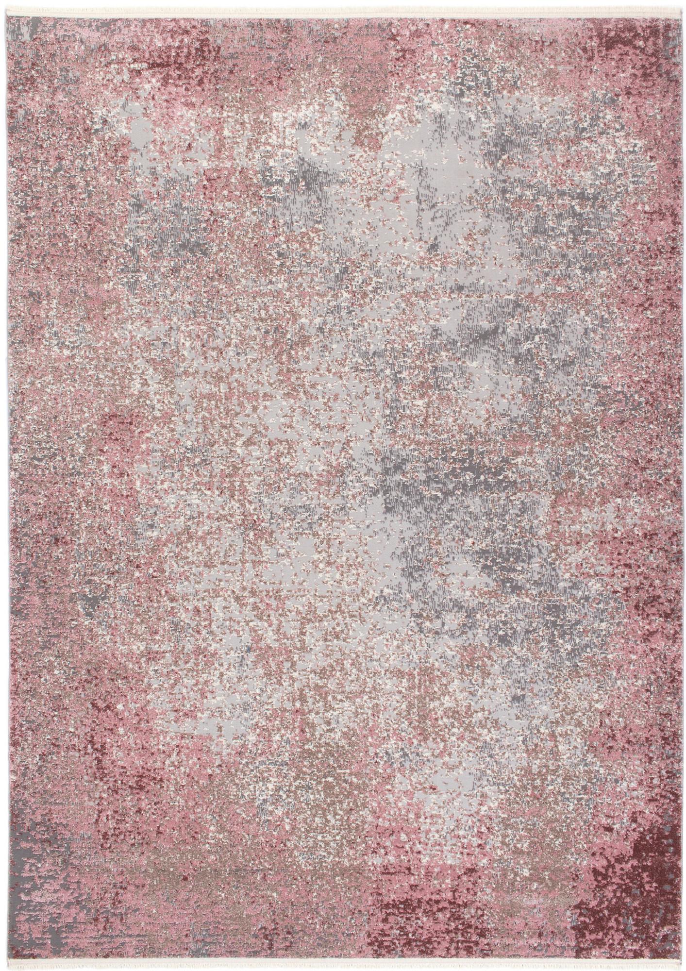 Webteppich Saint Creme/Rosa 80x150 cm - Creme/Rosa, Design, Textil (80/150cm) - Novel