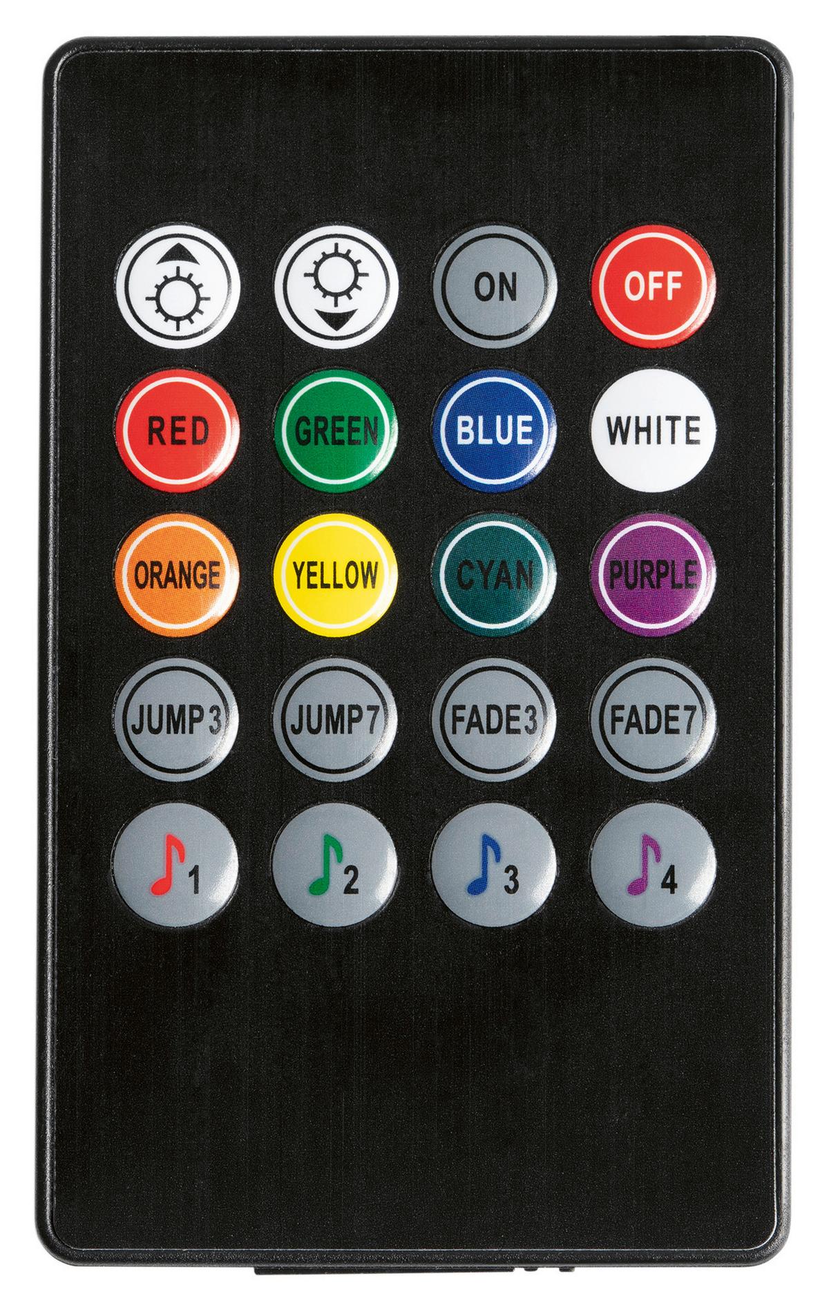 Led-streifen Easymaxx Rgb L: 4,5m Fernbedienung, Dimmbar - Blau/Gelb, Kunststoff (450cm)