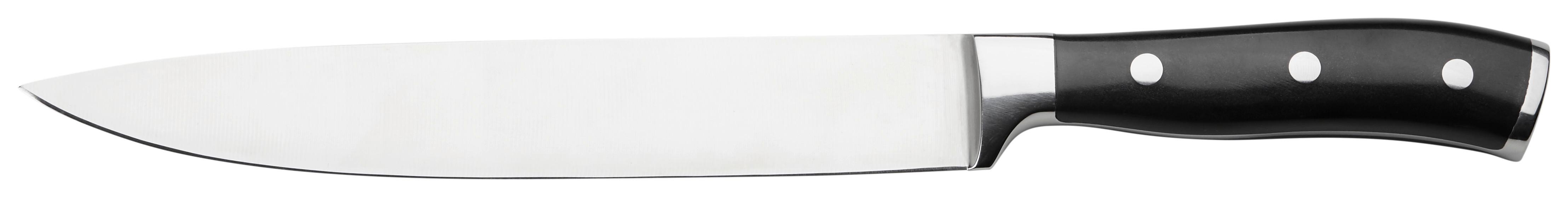 Nůž na maso Michael, D: 33cm - barvy stříbra/barvy nerez oceli, Konvenční, kov (33cm) - Premium Living