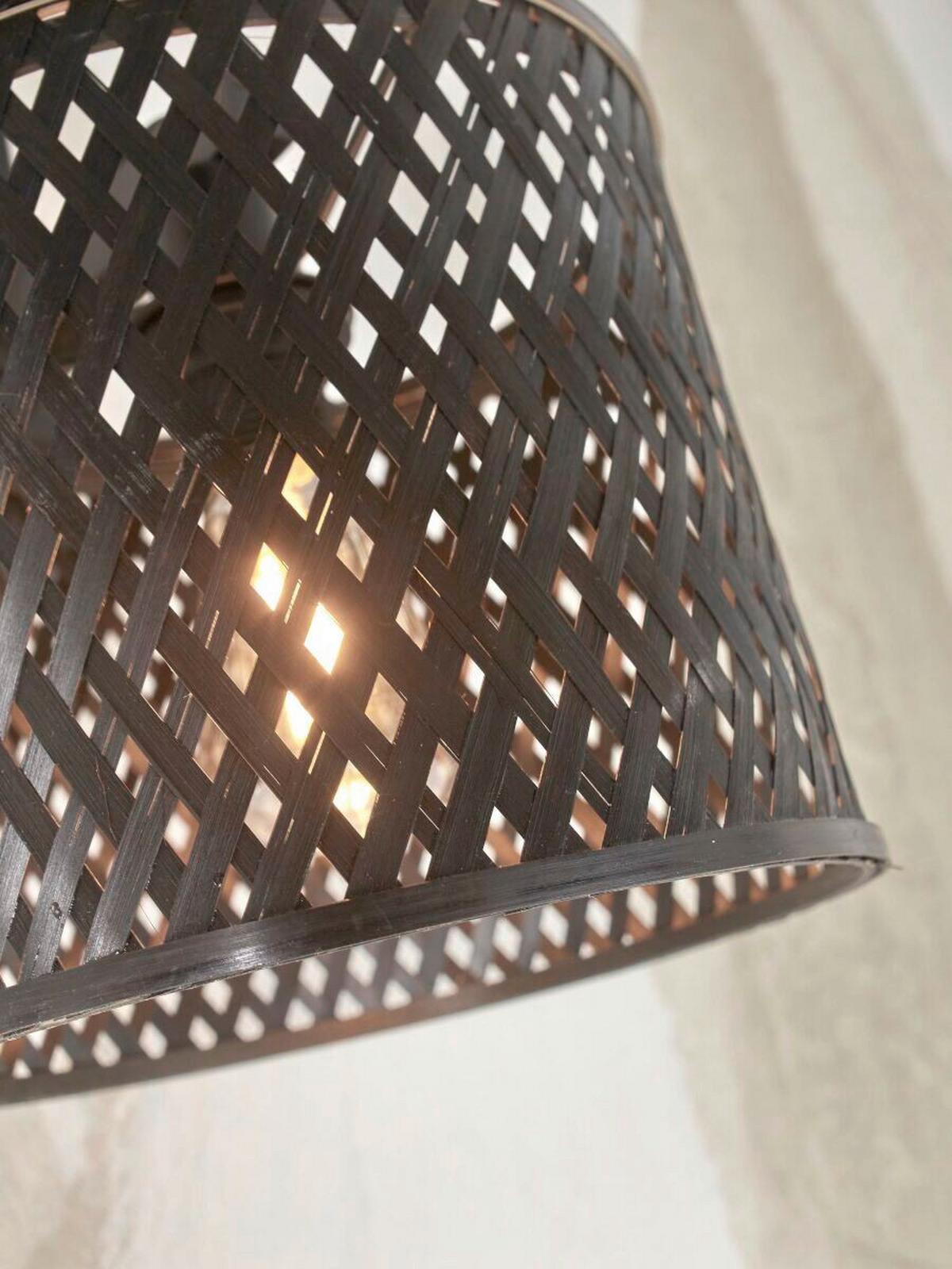 Tischleuchte Java Schwarz B: 18 cm - Trend (18/30/46cm) - Good & Mojo