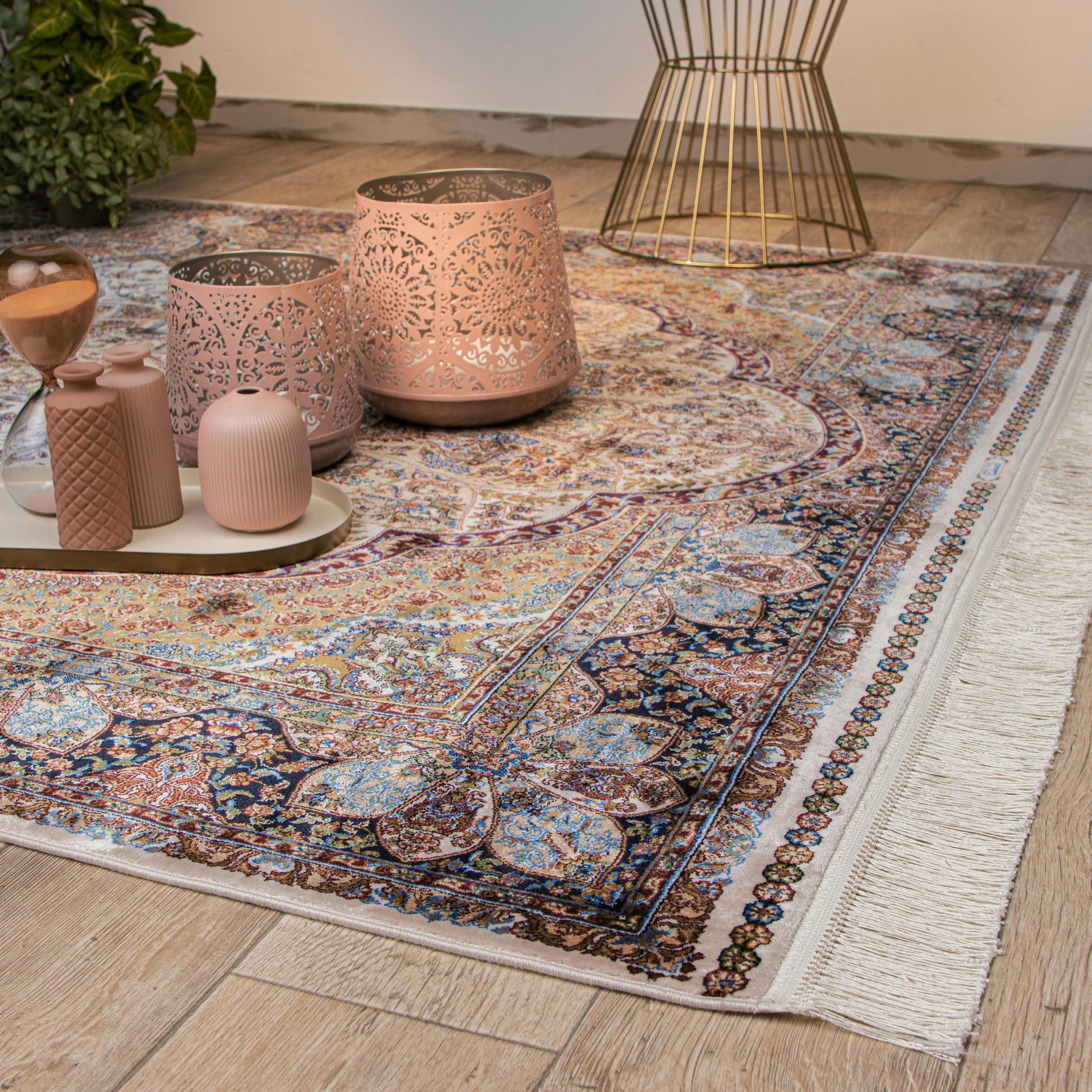 Webteppich My Babylon Of Obsession - Beige/Multicolor, Design, Textil (80/150cm) - Obsession