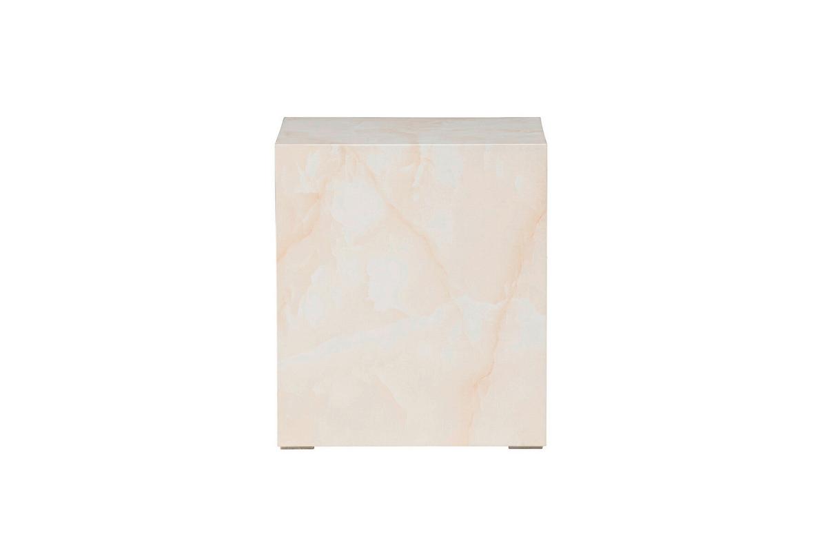 Couchtisch York Hellgelb B: 40 Cm - Hellgelb, MODERN, Holz (40/40/45cm) - Livetastic