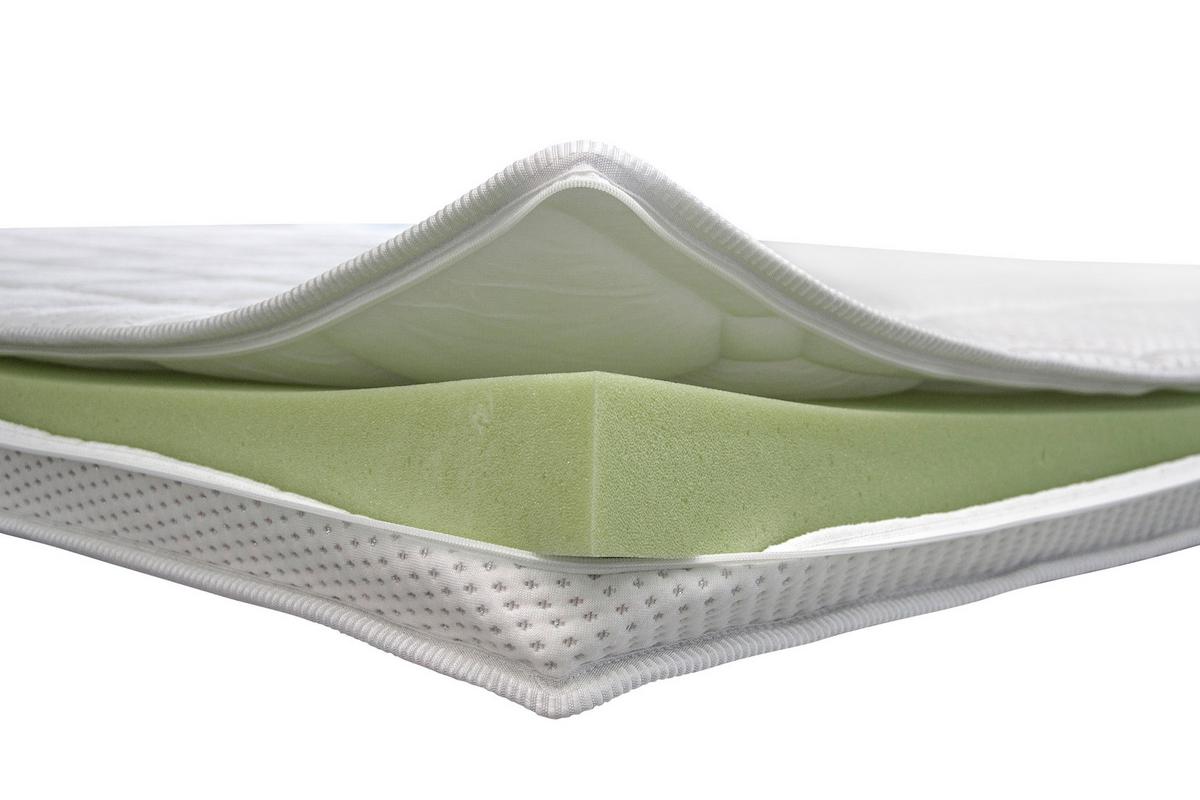 Topper 160x200 Cm Kaltschaumkern - Weiß, KONVENTIONELL, Textil (160/200cm) - Ele
