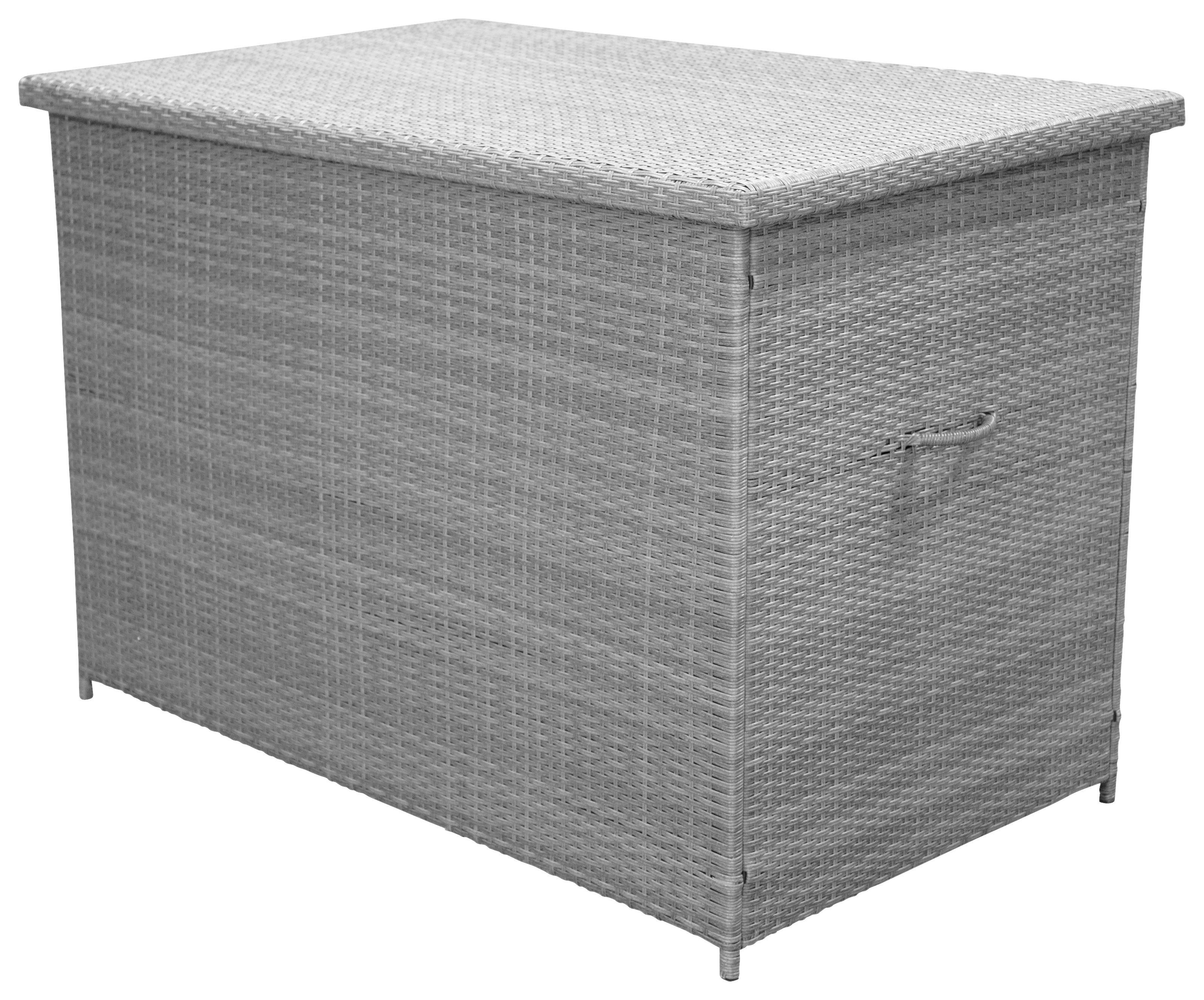 Kissenbox Amazon - Hellgrau, KONVENTIONELL, Kunststoff (150/100/90cm) - Gardenson
