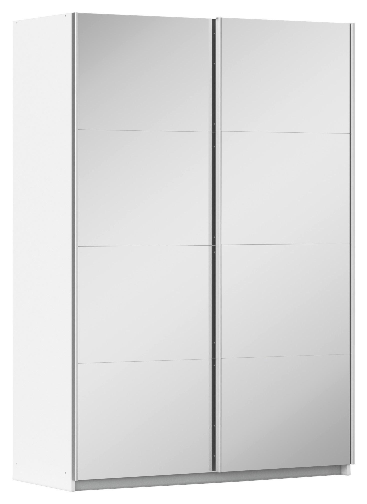 Schwebetürenschrank Subito - Weiß, MODERN, Holzwerkstoff (136/197/61cm) - Rauch Möbel