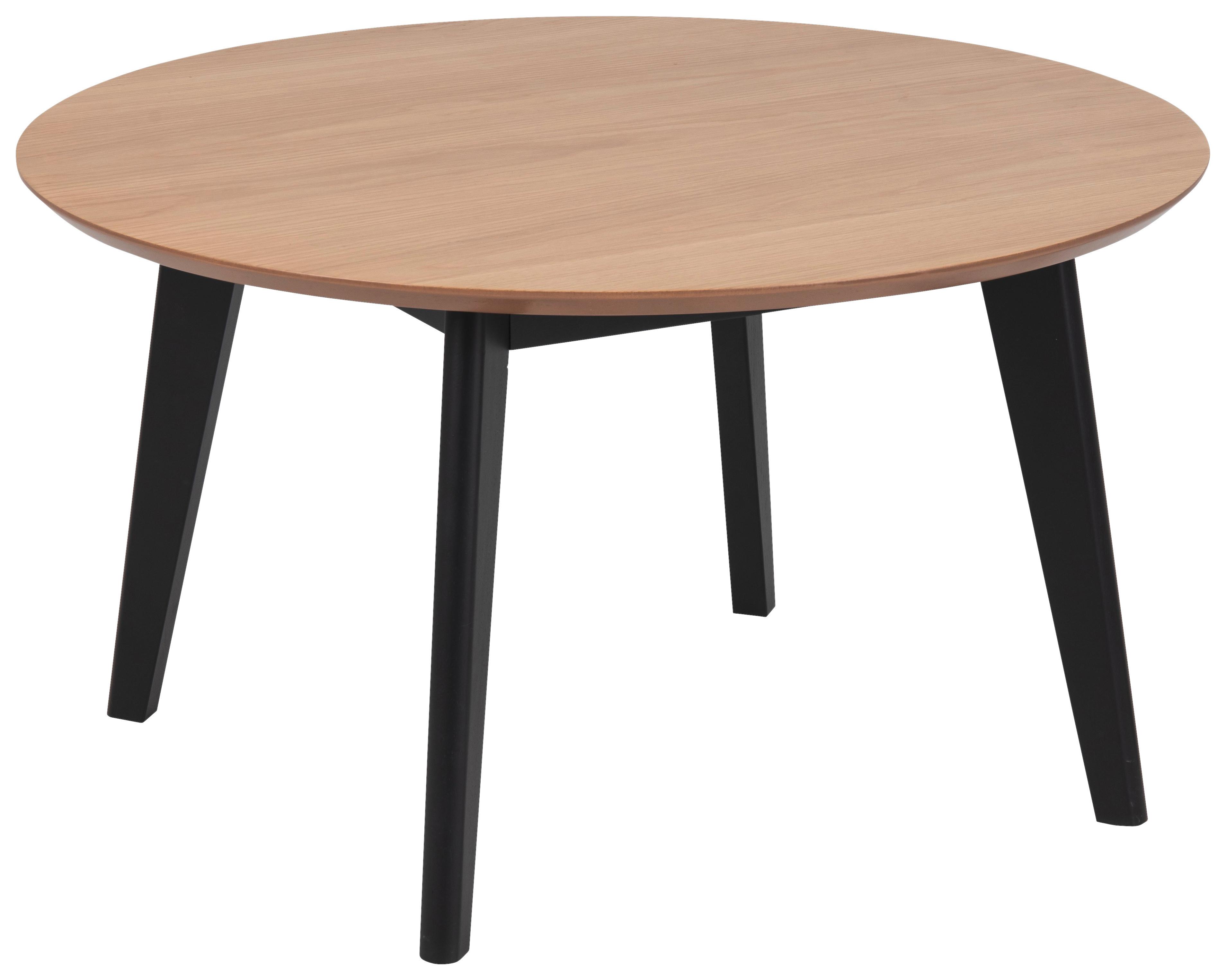 Konferenční Stůl Roxby - černá/barvy dubu, Moderní, dřevo/plast (80/45cm)