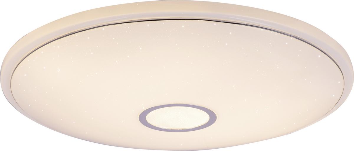 Stropní LED svítidlo Ross Ø 68cm, 30 Watt - bílá/opál, Romantický / Rustikální, kov/plast (68/8cm) - Premium Living