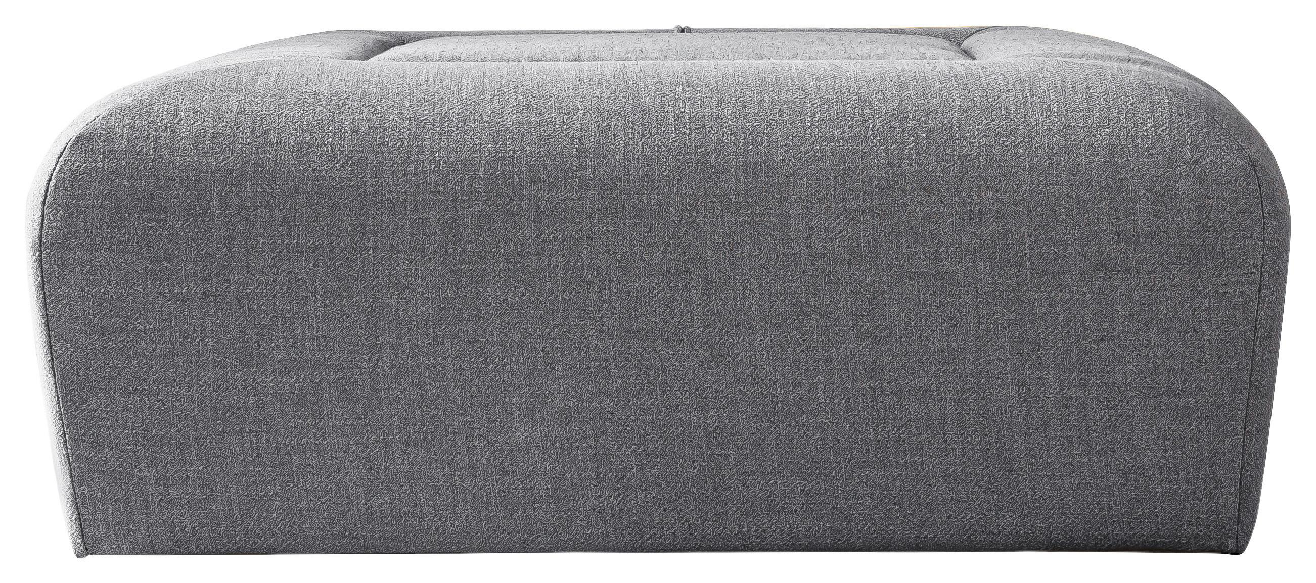 Modulárny taburet s úložným priestorom MIU MAGIC sivá - sivá, Basics, drevo/kompozitné drevo (97/74/97cm) - MID.YOU