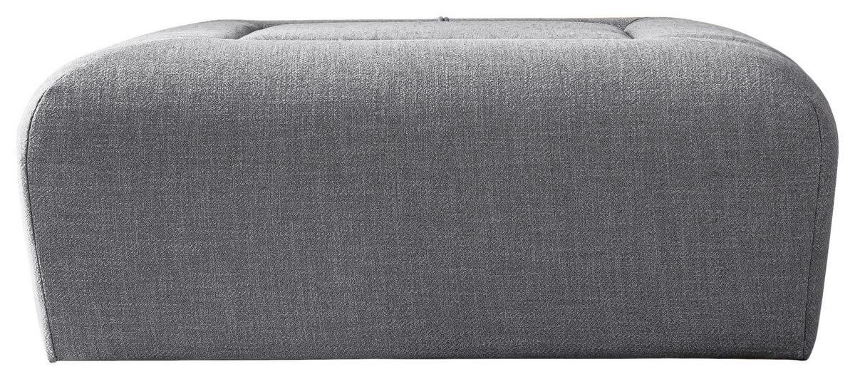 Modulárny taburet s úložným priestorom MIU MAGIC sivá - sivá, Basics, drevo/kompozitné drevo (97/74/97cm) - MID.YOU