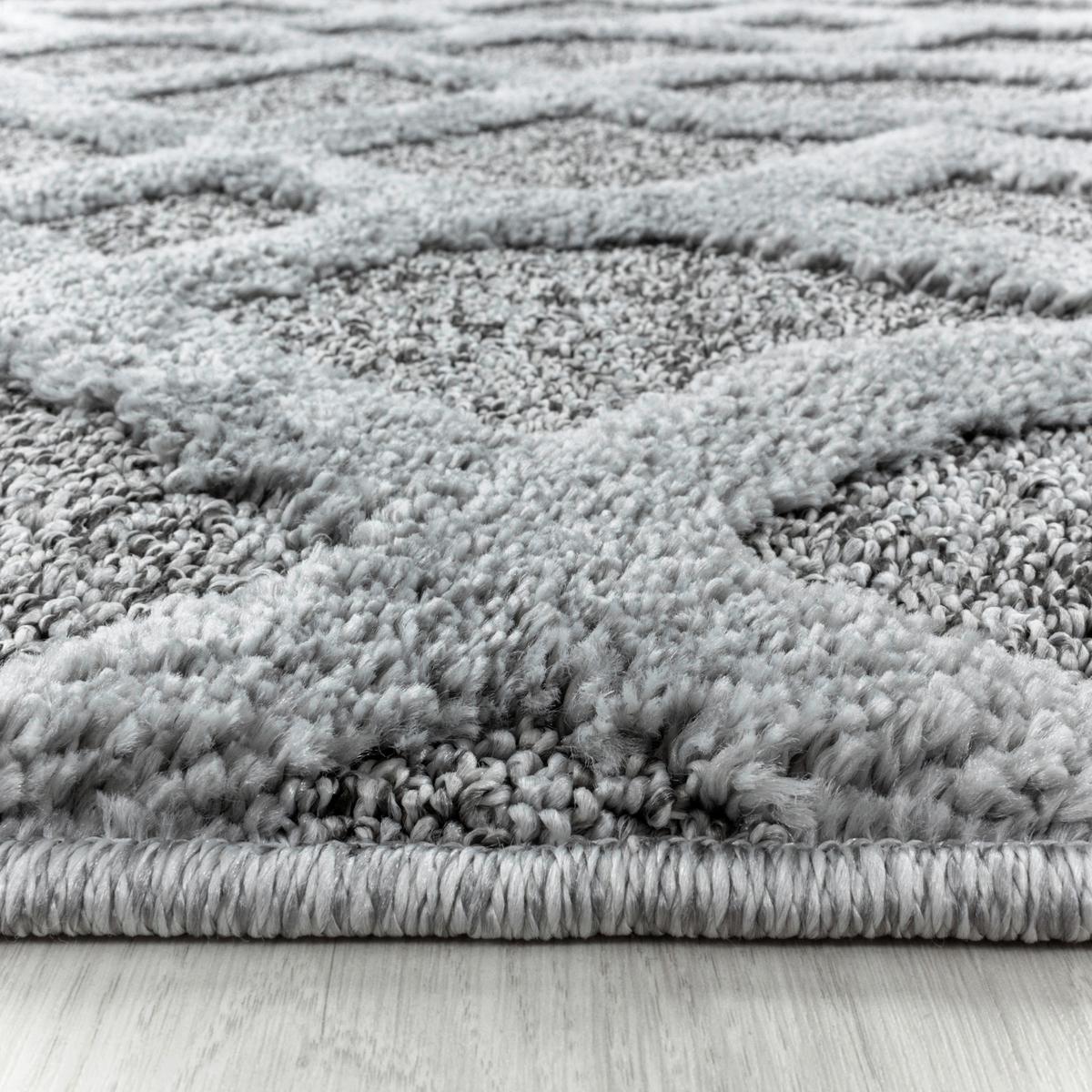 Behúň 80x250cm, sivá - sivá, Konventionell, textil (80/250cm)