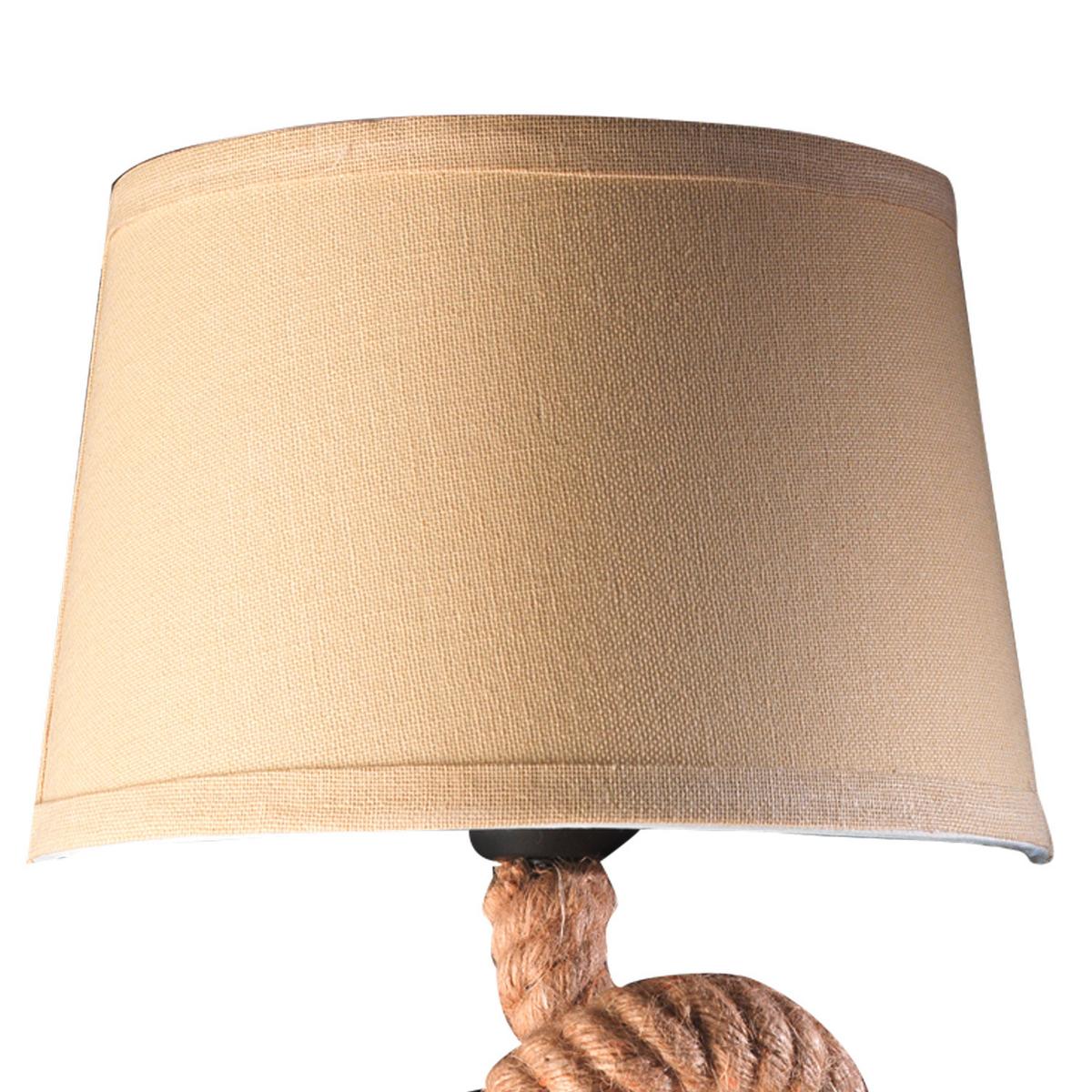 Wandleuchte Perlmutt L: 25 Cm 22w - Perlmutt, Natur, Textil (25/25/45cm)