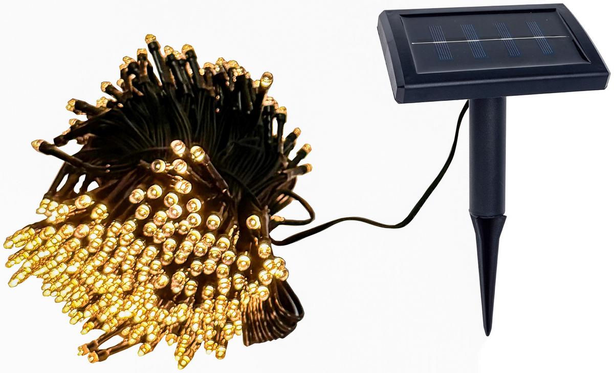 SOLÁRNÍ SVÍTIDLO KETTI - černá, Konvenční, plast (390cm) - Mömax