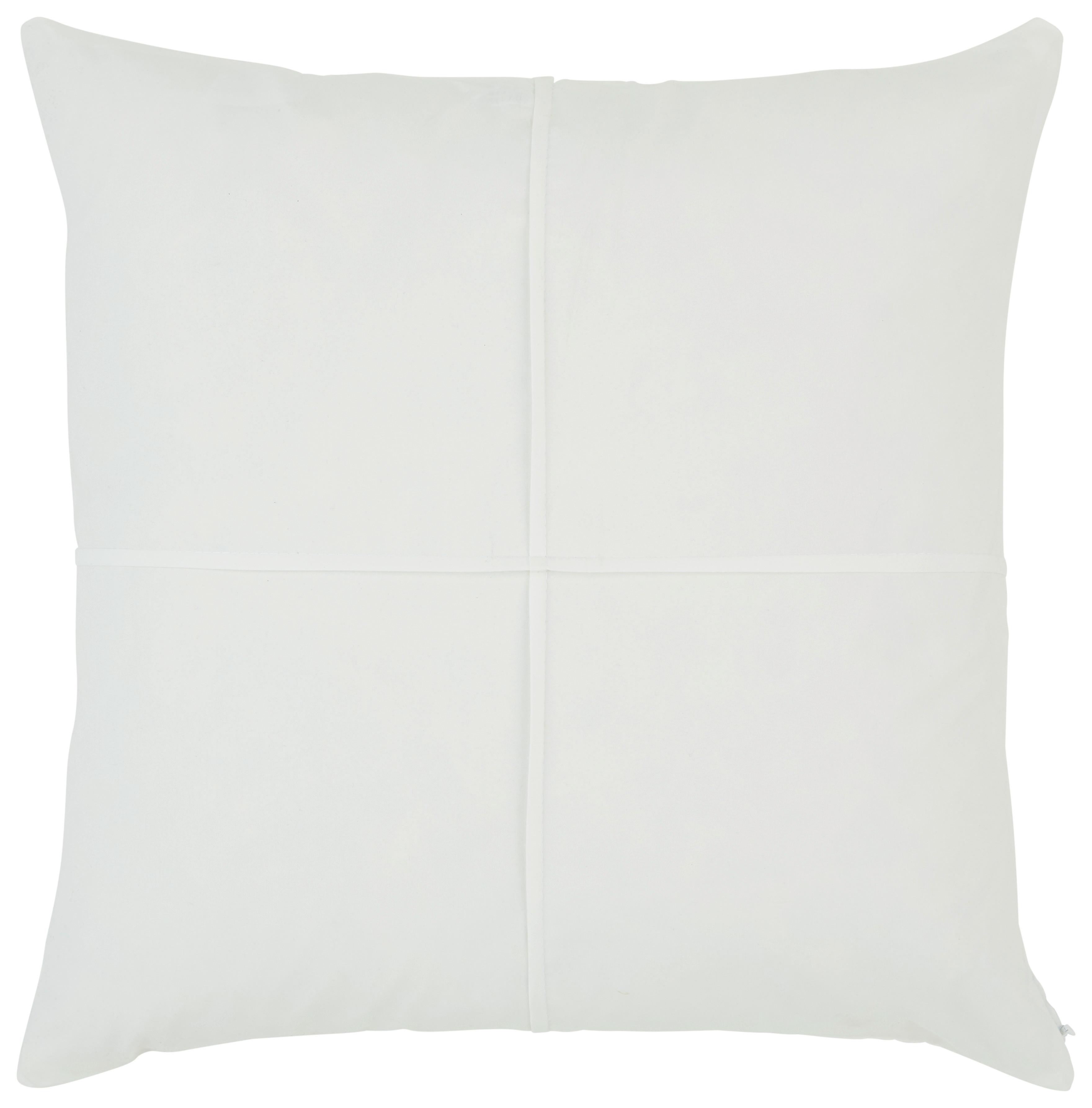 Zierkissen Natalia 45x45 Cm Polyester Offwhite Mit Zipp - Naturfarben, MODERN, Textil (45/45cm) - Luca Bessoni
