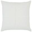 Zierkissen Natalia 45x45 cm Polyester Offwhite mit Zipp - Naturfarben, MODERN, Textil (45/45cm) - Luca Bessoni