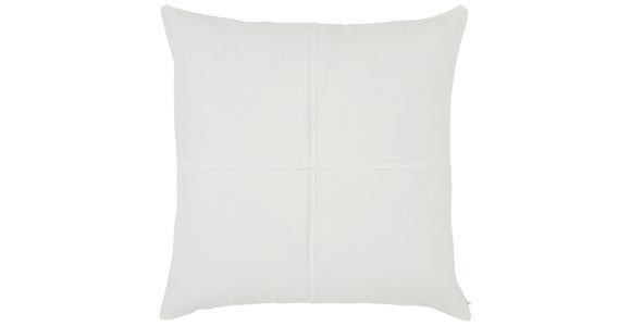 Zierkissen Natalia 45x45 cm Polyester Offwhite mit Zipp - Naturfarben, MODERN, Textil (45/45cm) - Luca Bessoni