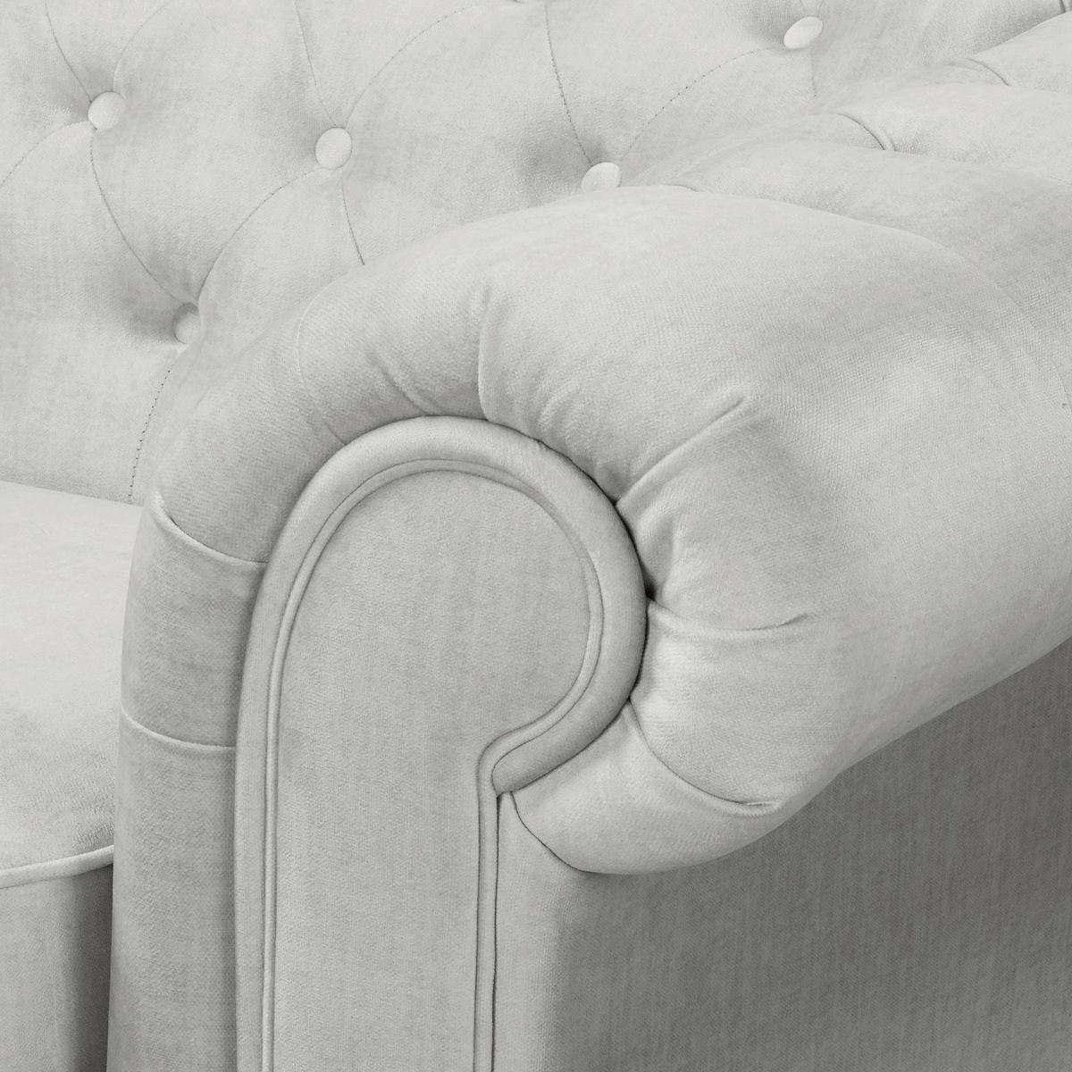Schlafsofa Laura Hellgrau, B: 190cm - Hellgrau/Braun, Design, Textil (190/74/91cm) - P & B