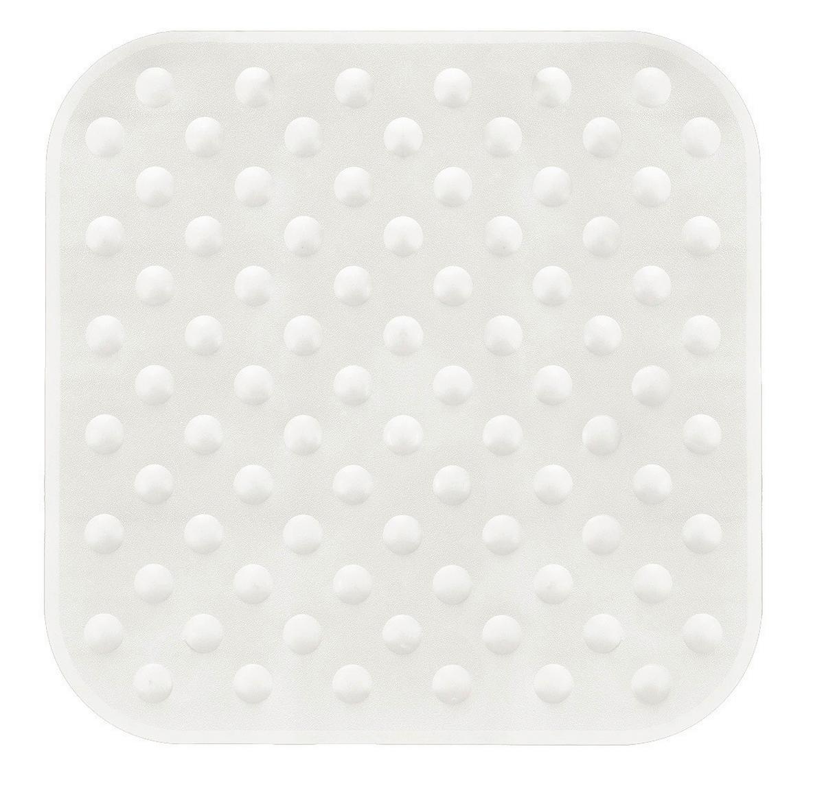 Duscheinlage Formosa 53x53 cm Weiß - Weiß, Basics, Naturmaterialien (53/53cm) - Kleine Wolke