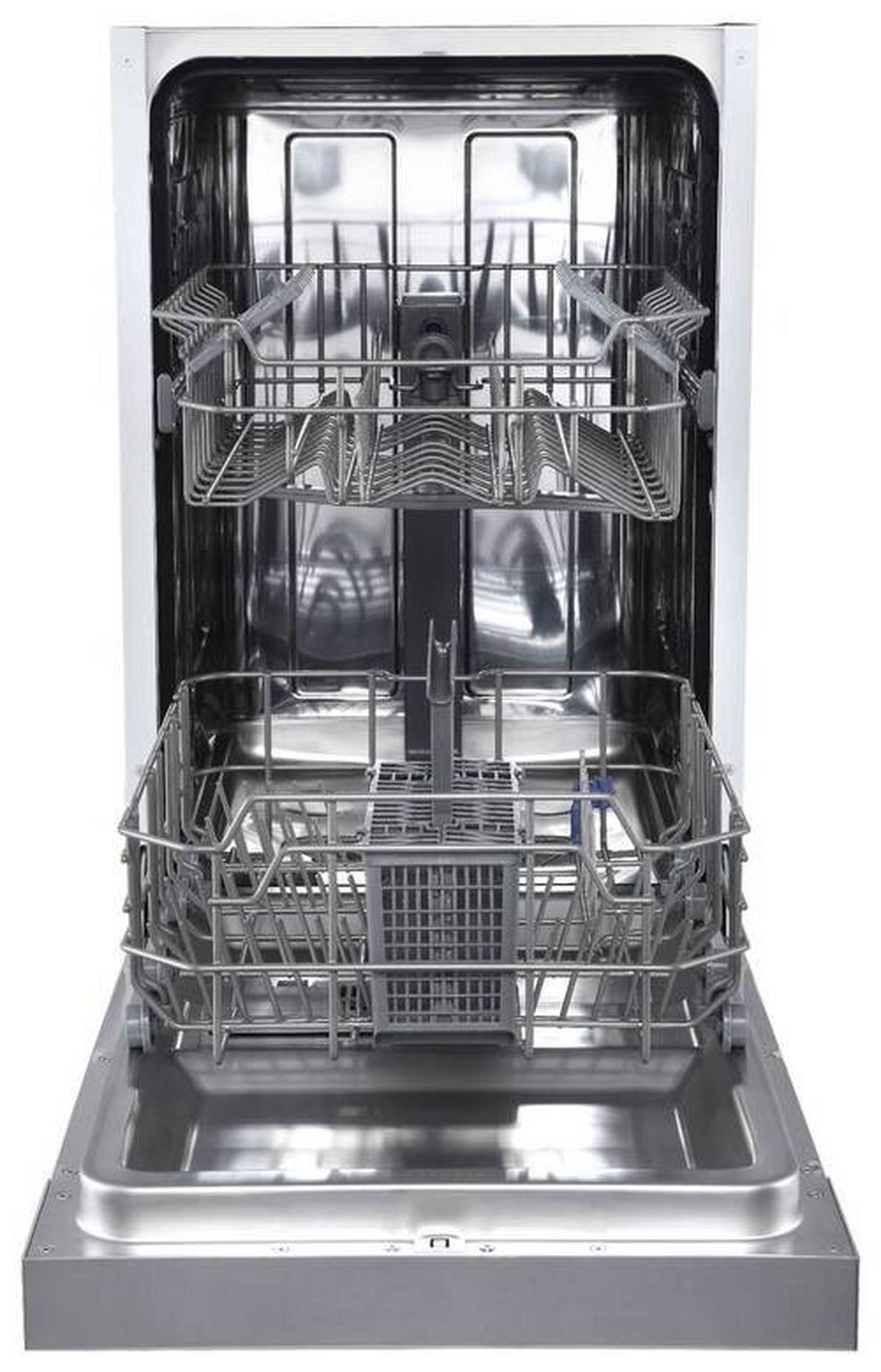 Geschirrspüler Respekta Katha - Weiß/Grau, Trend, Kunststoff/Metall (44/81,5/57cm) - Respekta