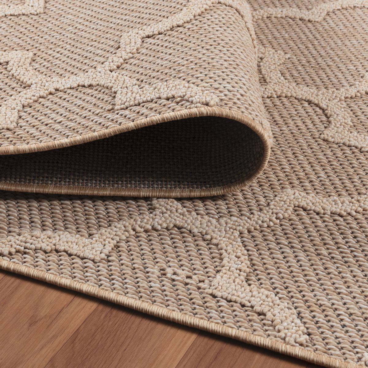 Outdoorteppich Patara - Beige, Design, Textil (240/340cm) - Novel
