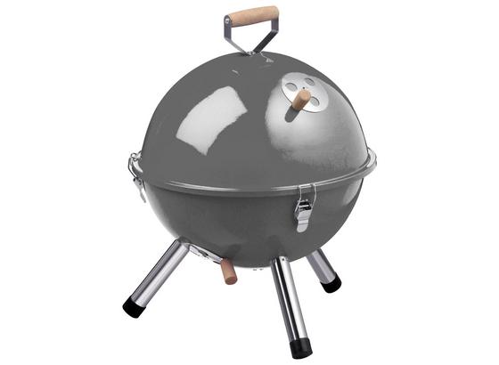 Mini Kugelgrill Liam - Blau/Grau, Holz/Metall (31/43/31cm) - Luca Bessoni Mini Kugelgrill Liam - Blau/Grau, Holz/Metall (31/43/31cm) - Luca Bessoni