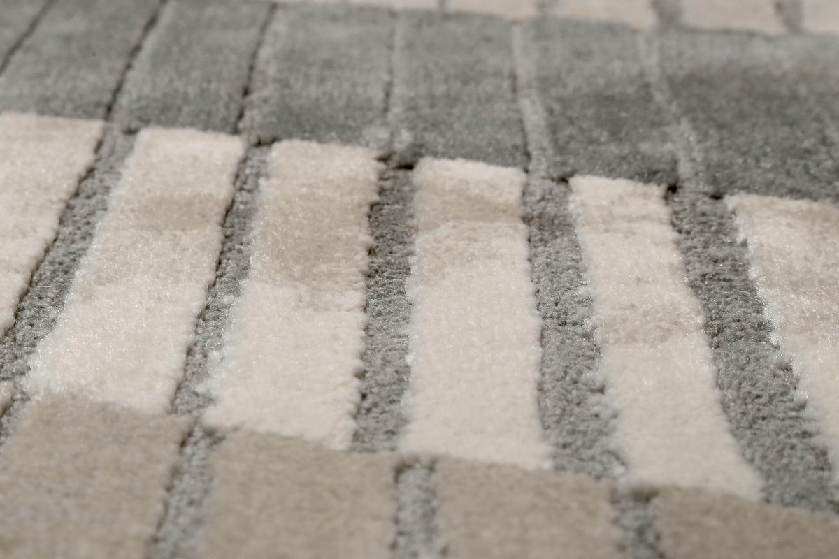 Webteppich Grau/sand/beige Tamo 133x200 Cm - Sandfarben/Beige, Design, Textil (133/200cm) - Esprit