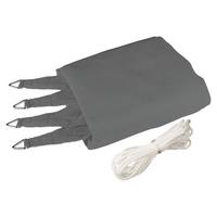 Sonnensegel Quadrat 5x5 m - Grau, Basics (500/500cm)