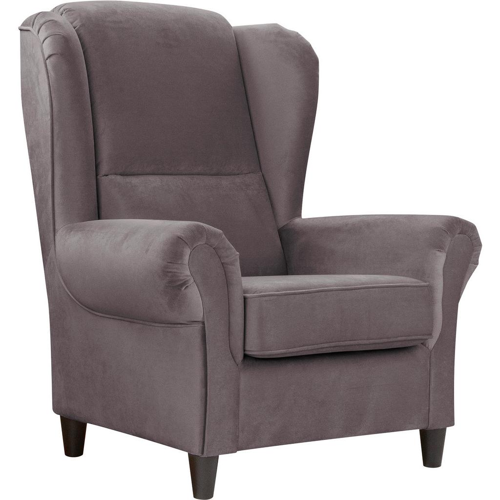 Ohrensessel Baron Dunkelgrau B: 94 cm