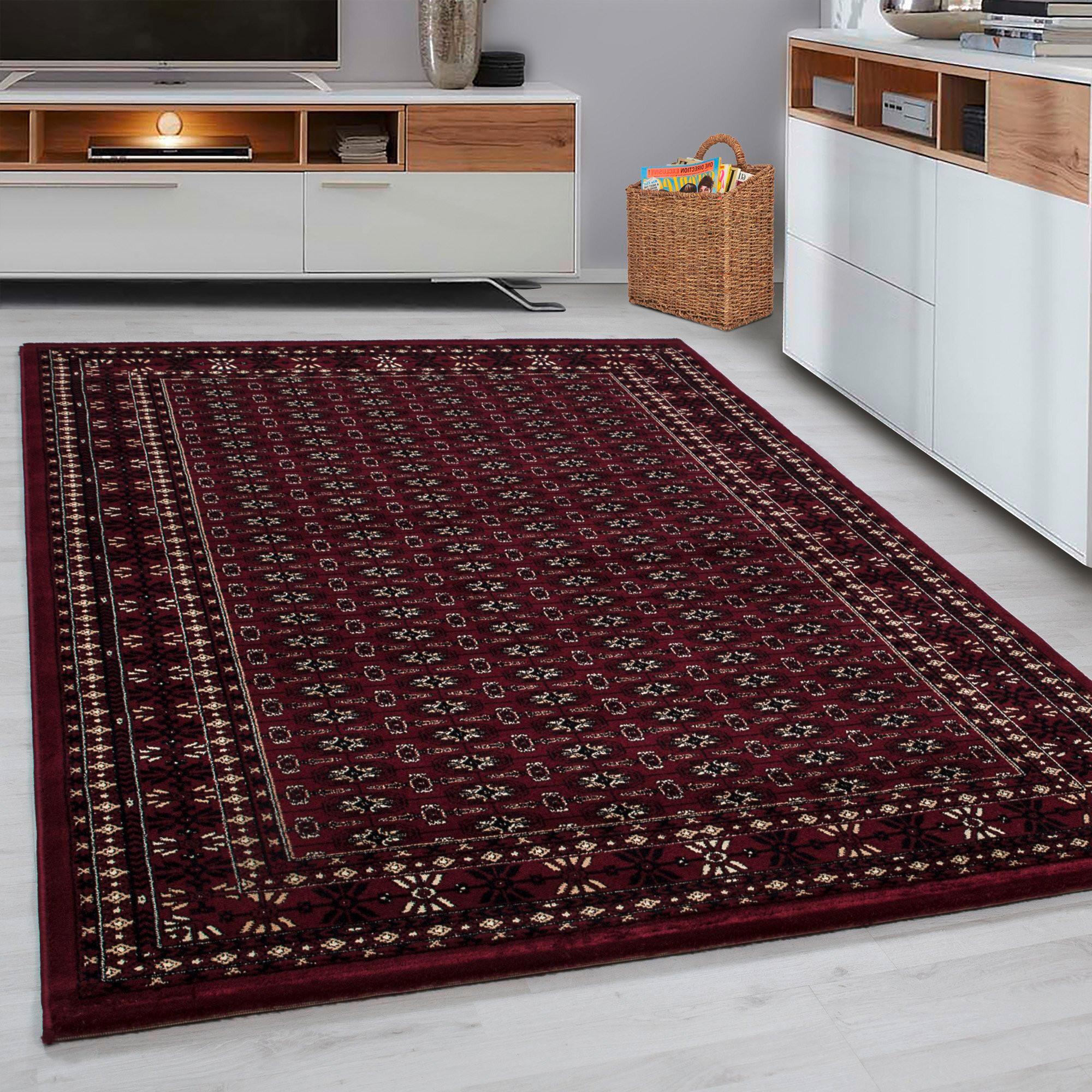 Orientalischer Webteppich Rot Marrakesh 200x290 cm - Dunkelrot, KONVENTIONELL, Textil (200/290cm)