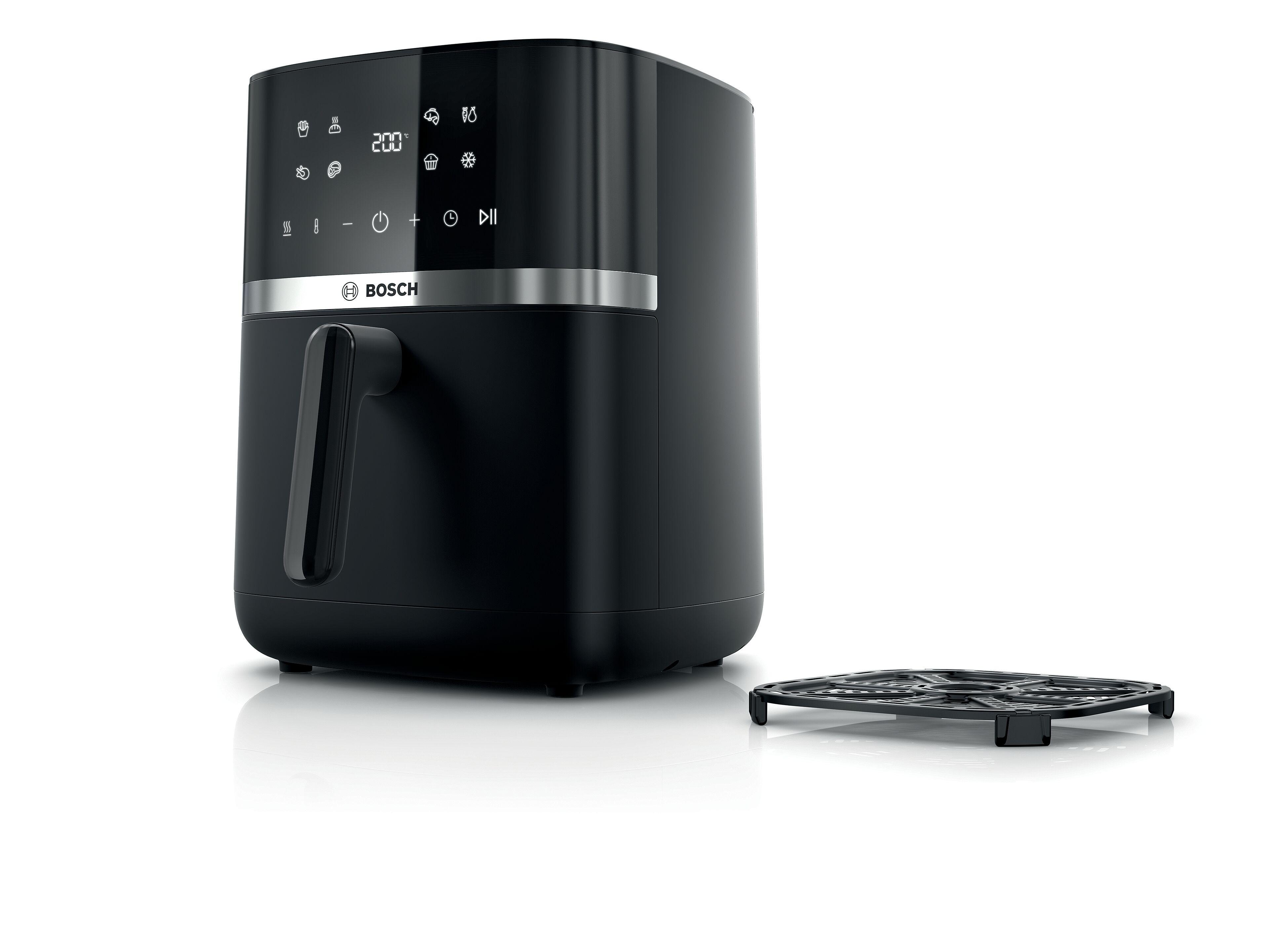 Bosch Air Fryer Serie 4 - fekete, műanyag (33,2/27,6/38,5cm)