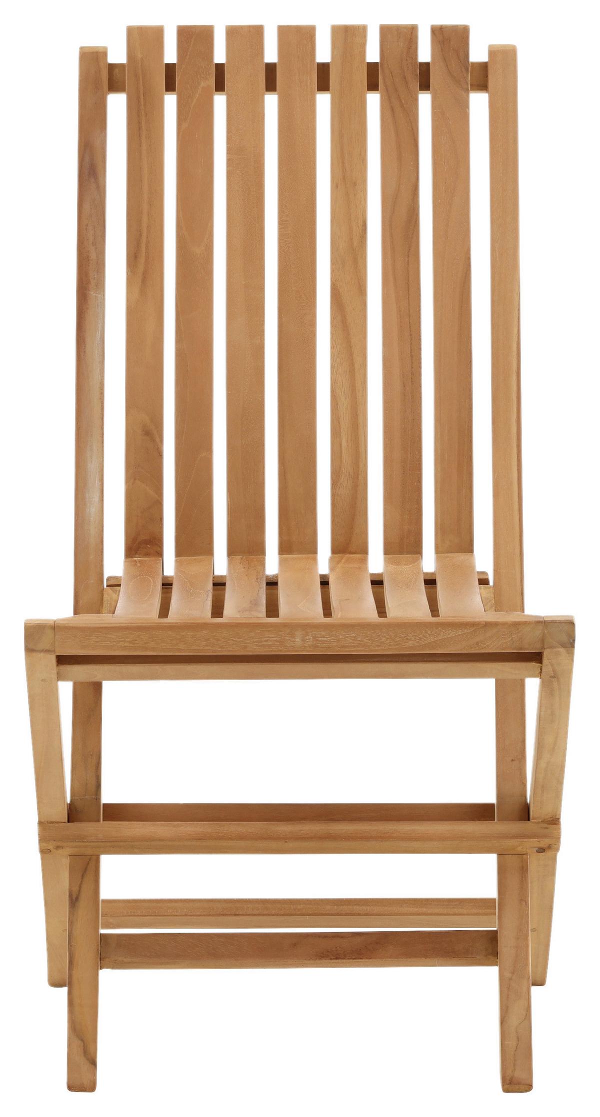 Gartensessel Klappbar Ghana Holz - Teakfarben, KONVENTIONELL, Holz (43/98/47cm) - Gardenson