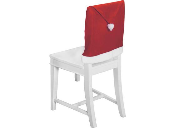 Stuhlhusse Lena - Rot/Weiß, KONVENTIONELL, Textil (50/62cm) - Ombra Stuhlhusse Lena - Rot/Weiß, KONVENTIONELL, Textil (50/62cm) - Ombra