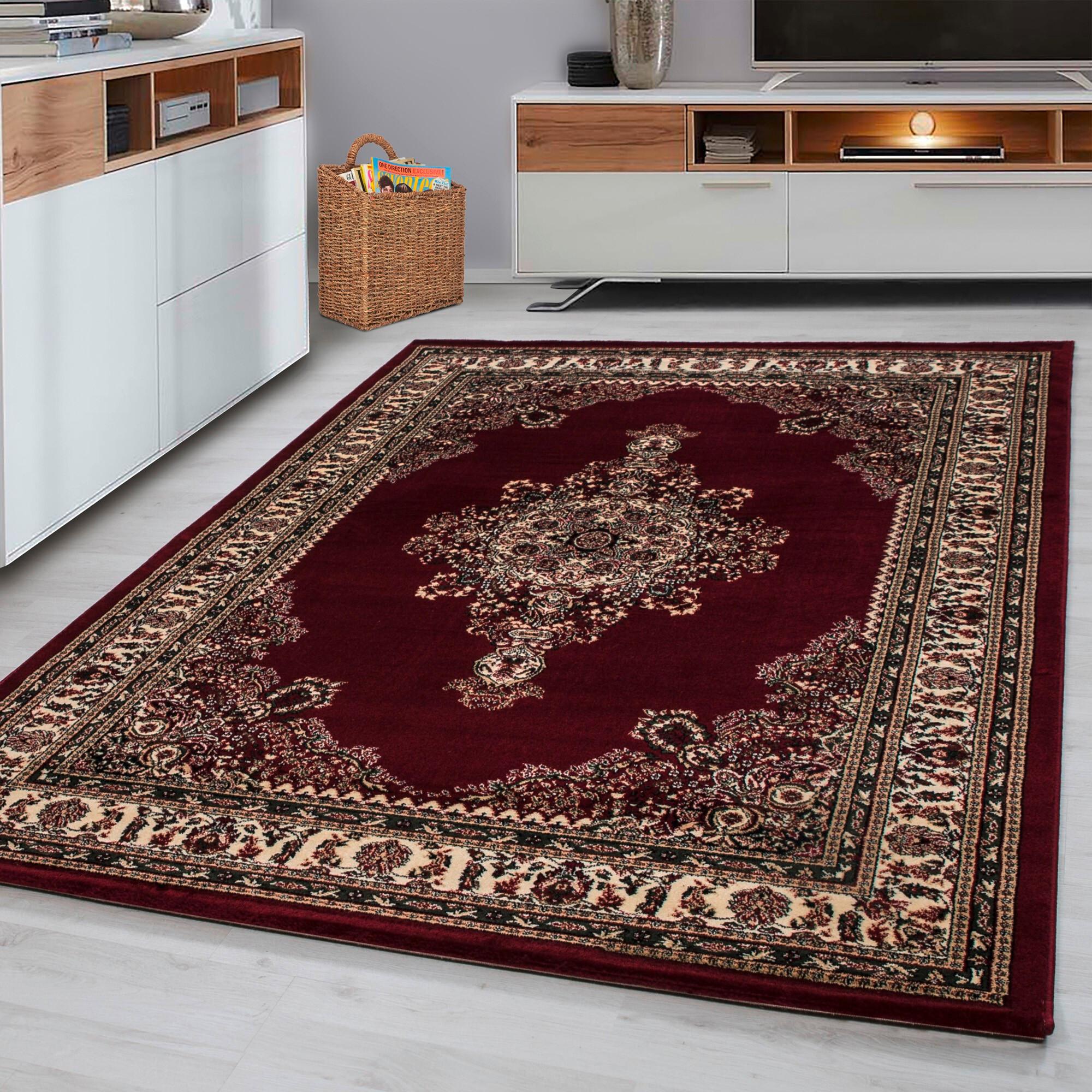 Webteppich Marrakesh - Rot/Multicolor, KONVENTIONELL, Textil (240/340cm) - Novel