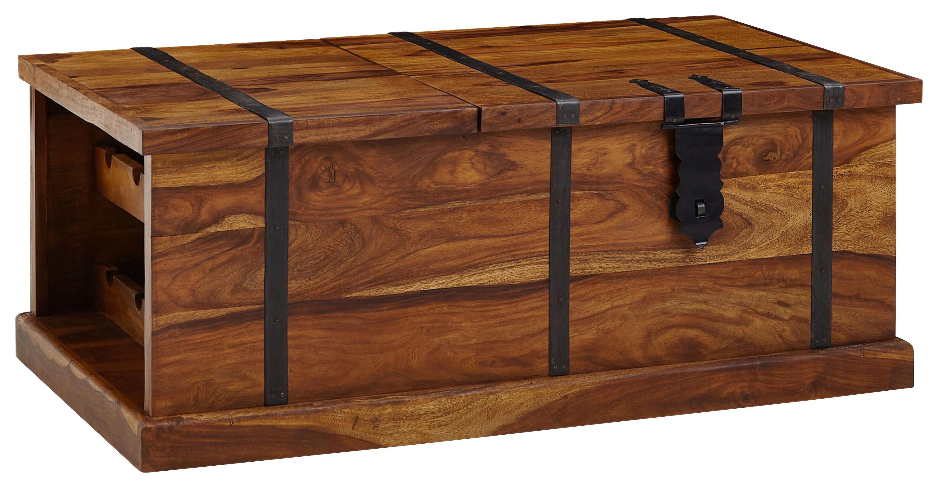 Couchtisch Sheesham Sheeshamfarben B: 60 Cm - Sheeshamfarben, Design, Holz (100/60/40cm) - MID.YOU