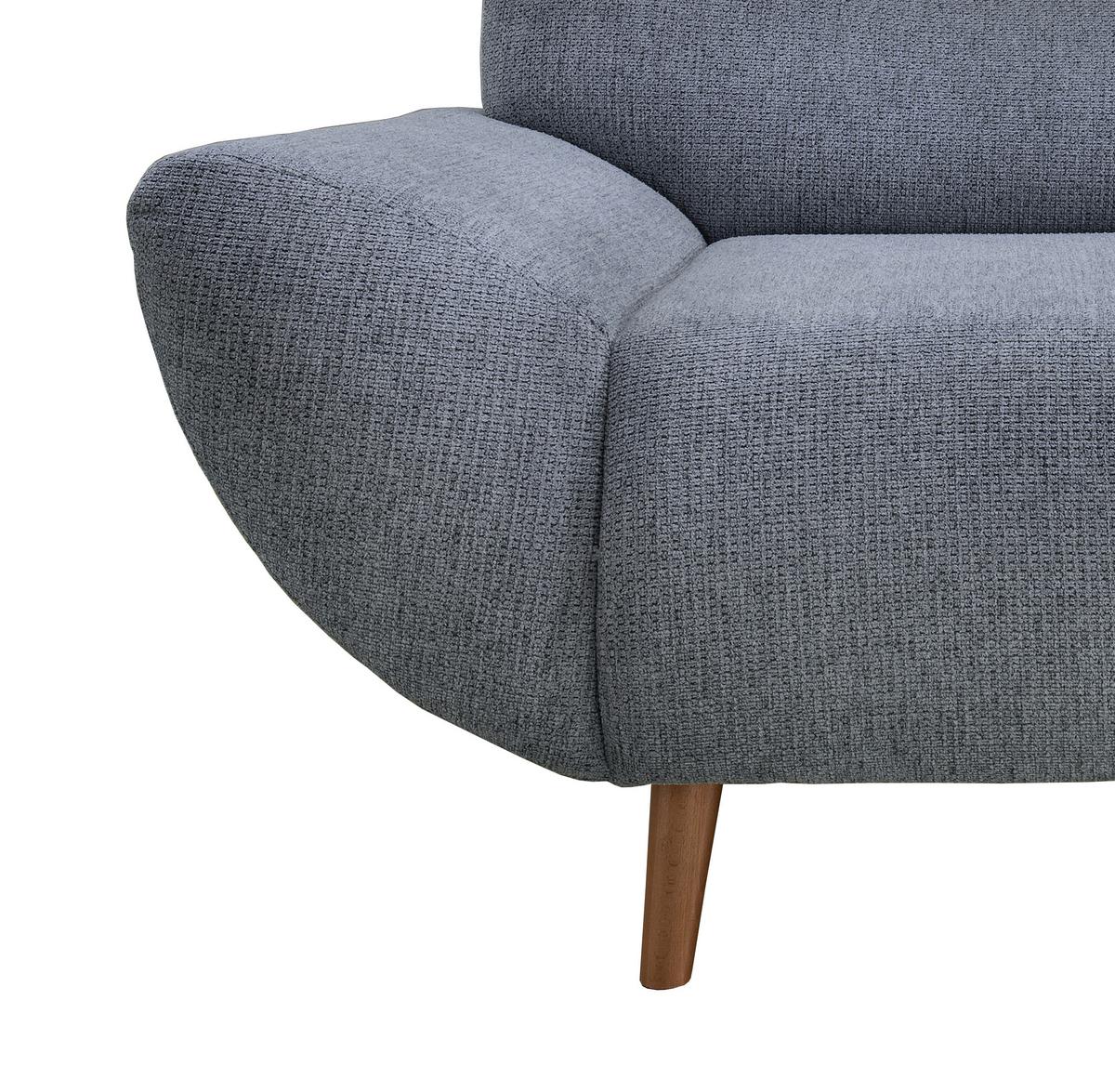 Sessel Drago Hellblau B/H/T: 111/81/90 cm - Wildeiche/Hellblau, MODERN, Holz/Textil (111/81/90cm) - MID.YOU