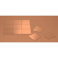 Tükörcsempe Készlet Quattro Bronze 108-089 - bronzszínű, Modern, Üveg (15/15cm) - Ondega