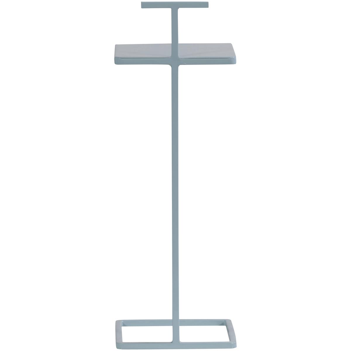 Beistelltisch Toste Hellblau B: 22 cm - Hellblau, Design, Metall (22/22/64cm) - Livetastic