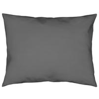 Kissenhülle Vicky 70x90 cm Jersey Grau + Reißverschluss - Grau, KONVENTIONELL, Textil (70/90cm) - Ele