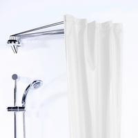 Duschvorhang in Weiß Kunststoff - Weiß, Basics, Kunststoff (200/170cm) - Spirella
