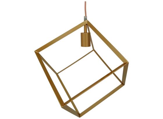 Závesná Lampa Squere - bronzová, Romantický / Vidiecky, kov (30/30/45cm) - Modern Living Závesná Lampa Squere - bronzová, Romantický / Vidiecky, kov (30/30/45cm) - Modern Living