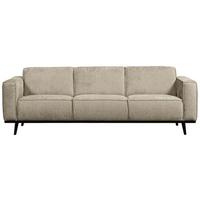 Ecksofa Statement Naturfarben S: 274x210cm - Schwarz/Naturfarben, Design, Textil (274/210cm) - Livetastic